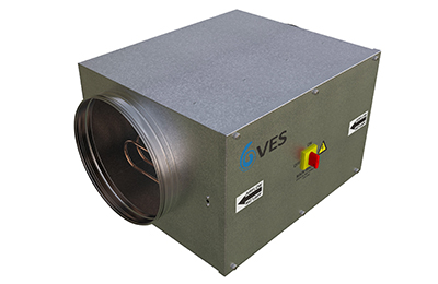 VES heater battery Heatline air handling unit
