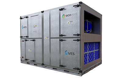 VES premium efficiency Ecovent Wheel heat recovery air handling unit