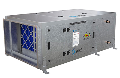 VES low noise Colourfan Supply Acoustic air handling unit